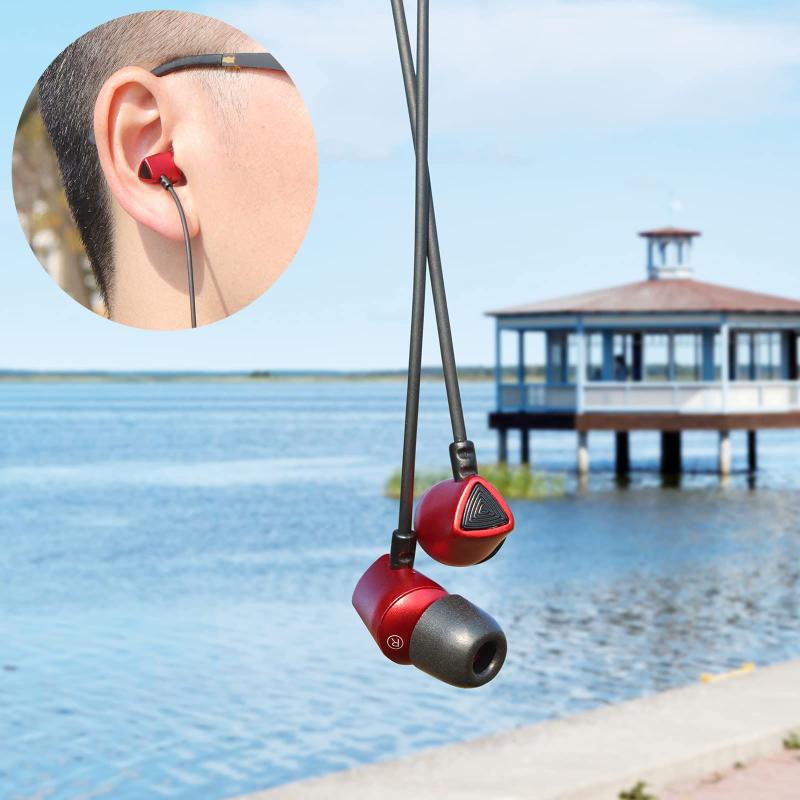 Fone de ouvido intra-auricular com fio ZXQ A5 com microfone